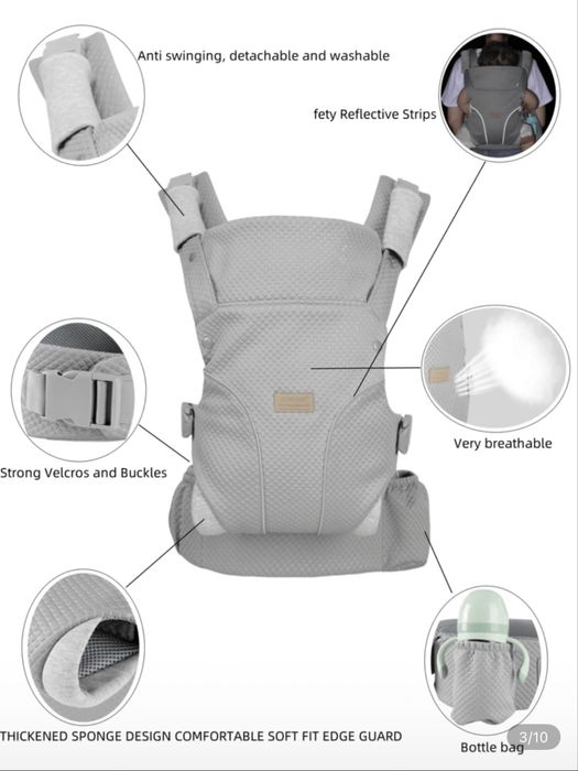 Mochila porta-bebês,