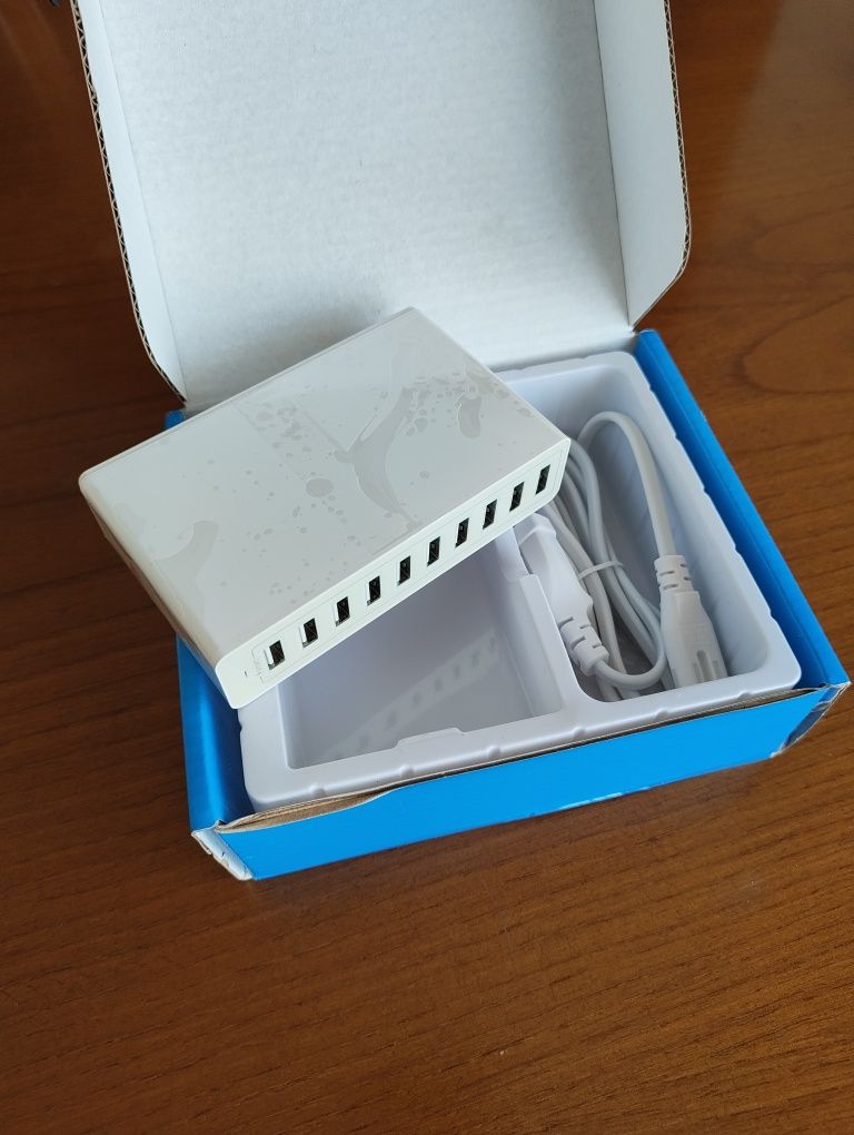 Carregador USB para Casa com 10 Portas (Novo)