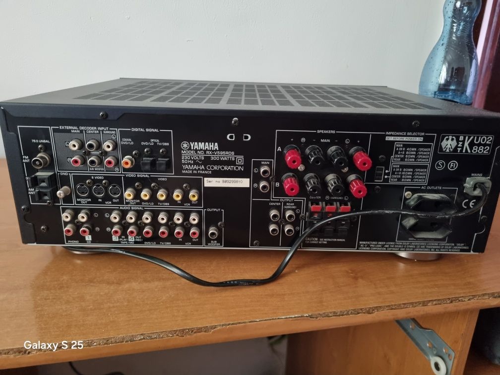 Wzmacniacz Yamaha rx v595 rds + pilot