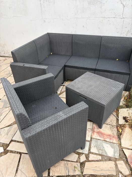 Conjunto de sofá de quintal