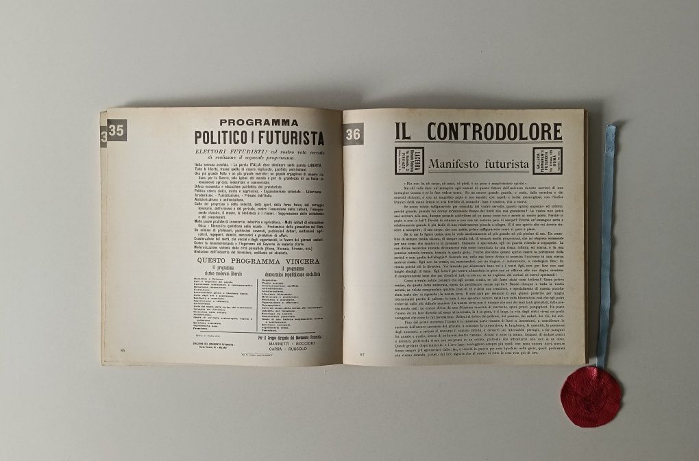 Futurismo, storia e documenti