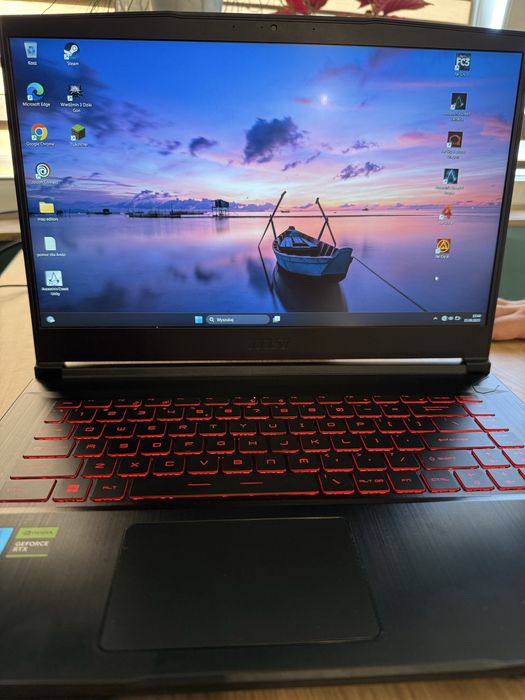 Laptop MSI GF63 15.6 8GB/512GB Intel Core i5 RTX 3050
