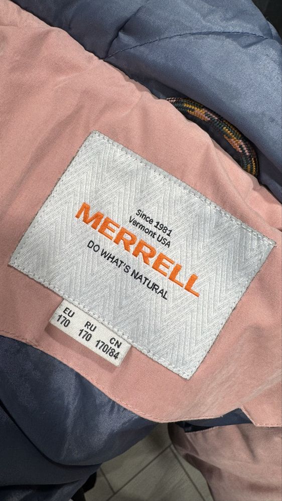 Пуховик Merrell розовый