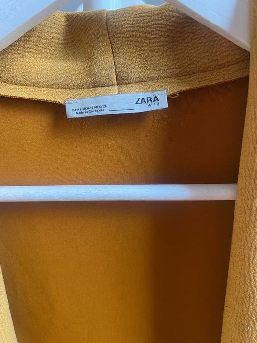 Marynarka żółta Zara oversize S / 36 długa