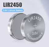 Акумулятор Lir 2450 Літієвий 3.6 v, Якість.