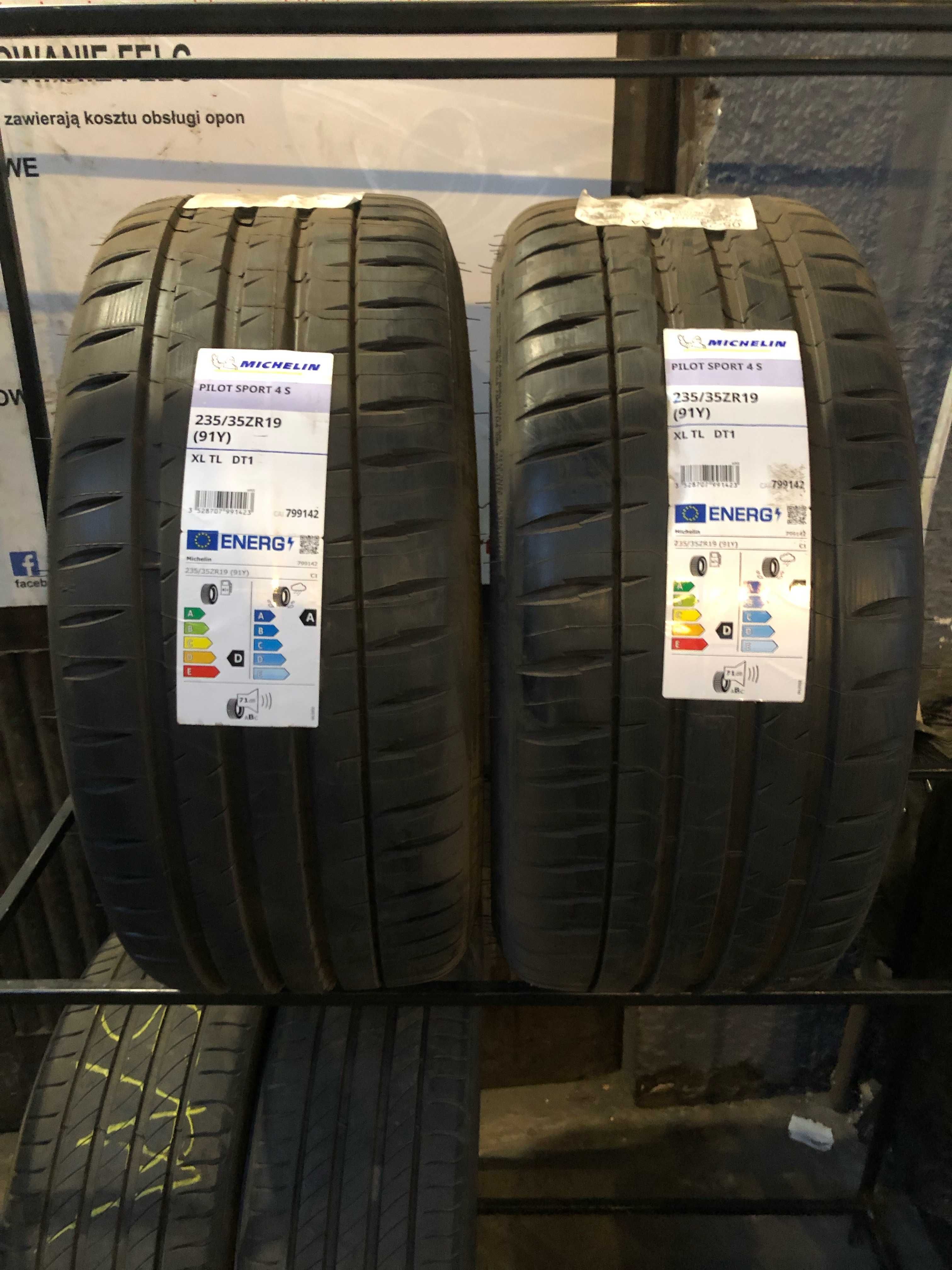 235/35R19 Michelin Pilot Sport 4S DT1 dwie opony letnie