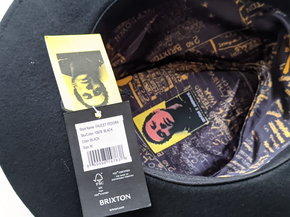 Шляпа Brixton x Strummer Faucet Fedora