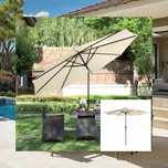 PARASOL ogrodowy tarasowy  300cm uchylny korba DUŻY wybór OUTLET