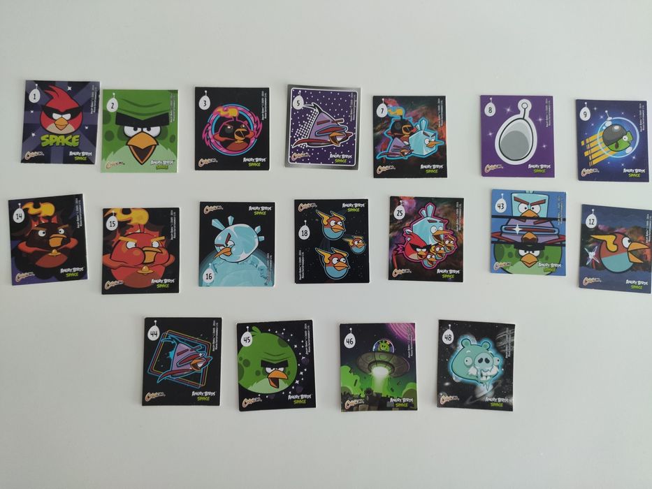 Cromos e tazos - Pokemon - Angry Birds Space 1ª e 2ª geração - Bartman