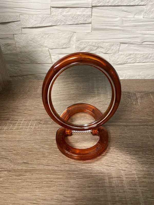 Lusterko małe stojące 15 cm lustro kosmetyczne