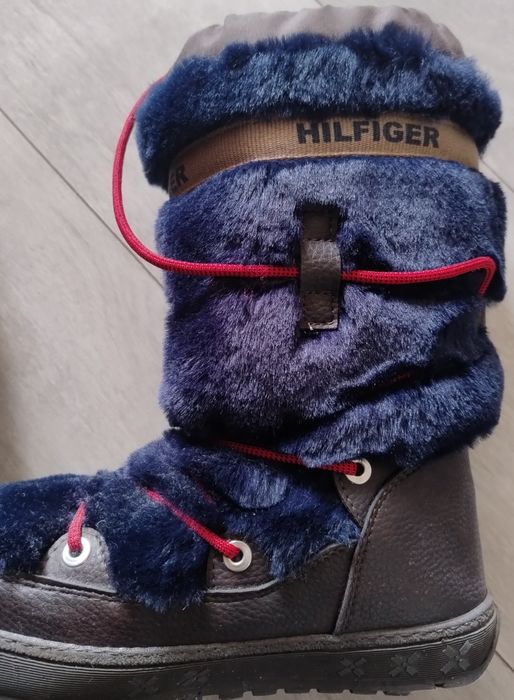 Śniegowce Tommy Hilfiger 36/37 granatowe buty