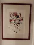 Quadro moldura com serigrafia