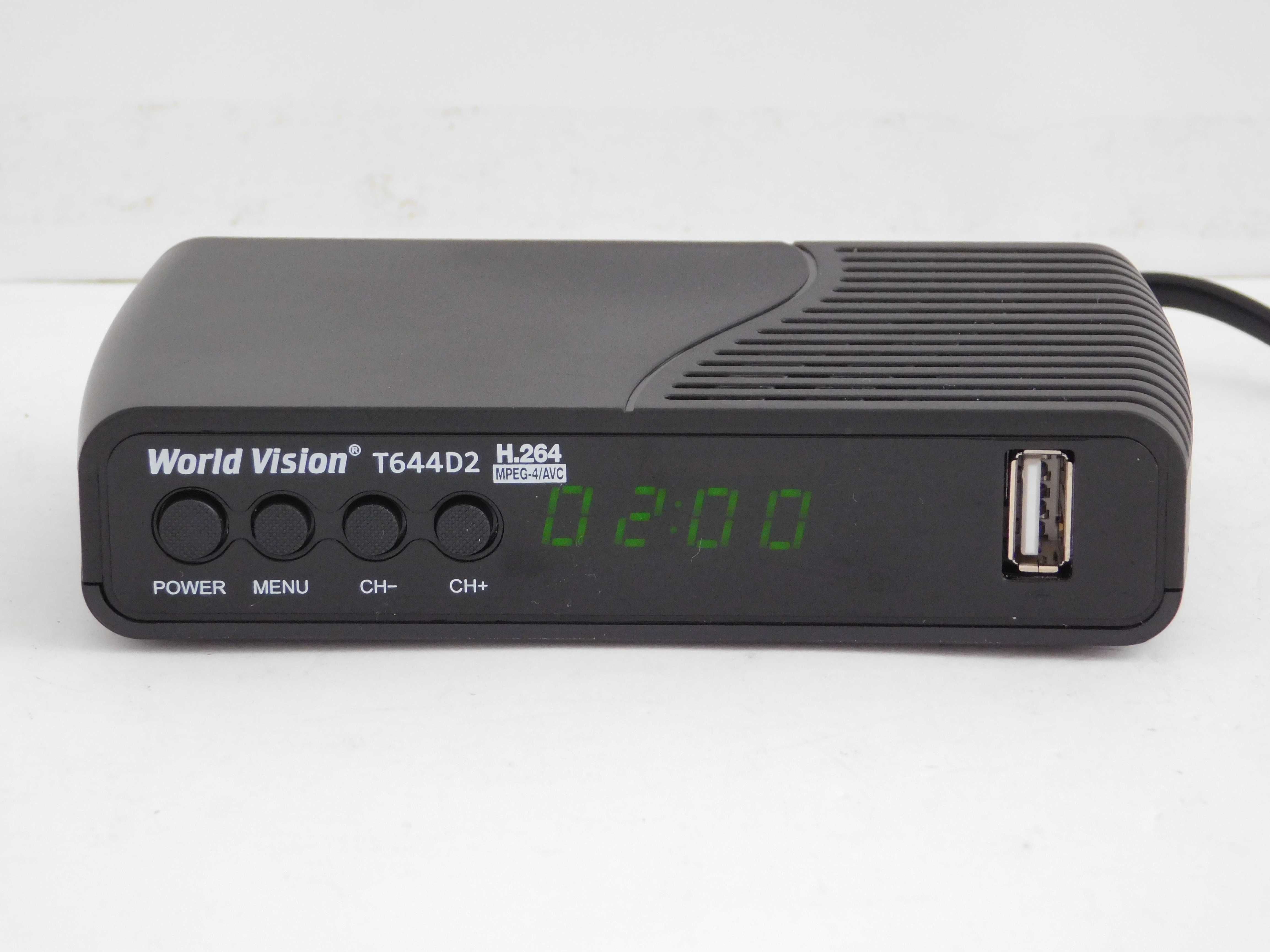 Т2 тюнер World Vision T644D2 FM IPTV. Т2 приставка, ресивер тв