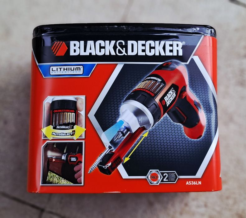 Aparafusadora Black & Decker 3.6V Lithium NOVA
