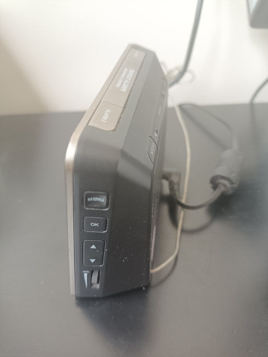 Moldura Digital Rádio Despertador Philips