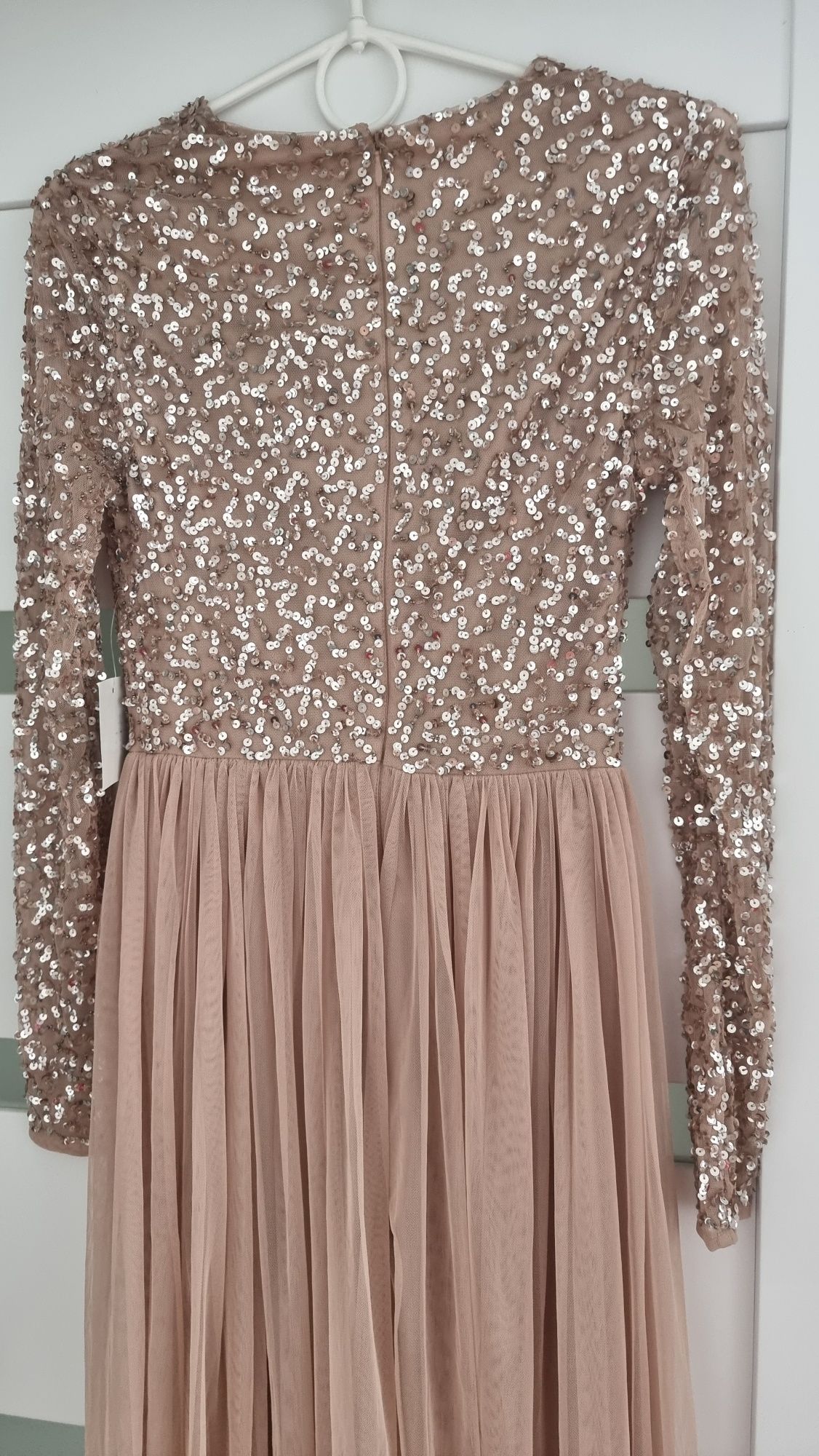 Maya r. 34 deluxe maxi asos nowa sukienka