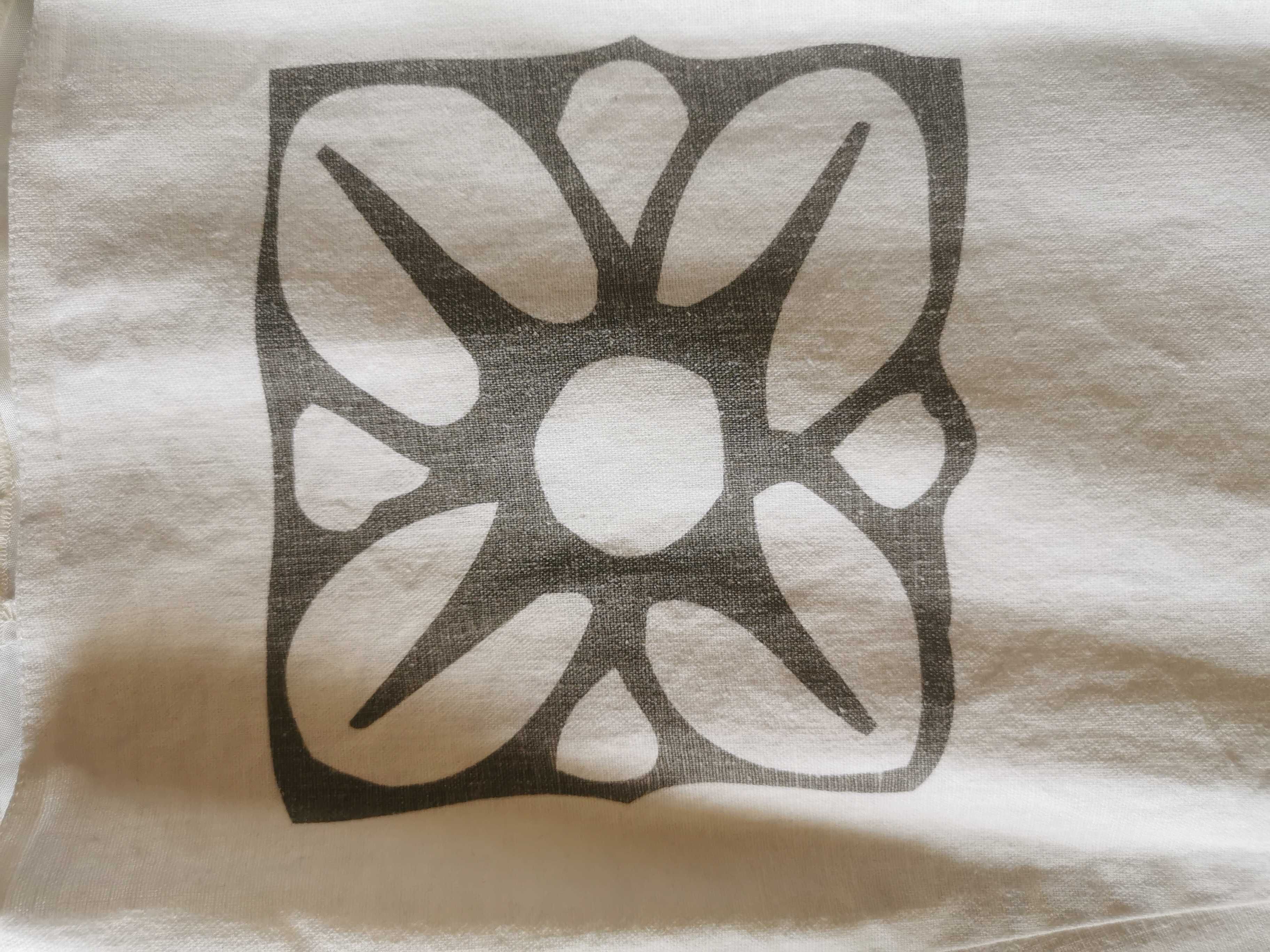 Lniana spódnica midi L/40