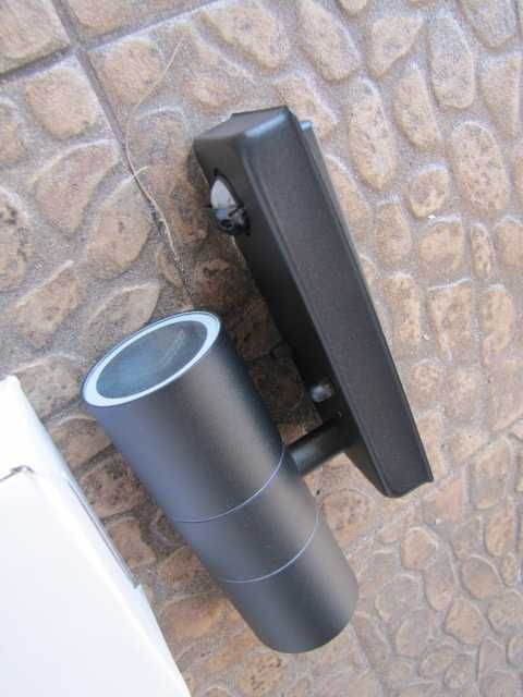 Auraglow PIR Czujnik ruchu Stal nierdzewna Zewnętrzna lampa ścienna