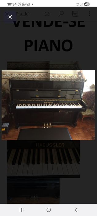 Vendo Piano alemão Haeussler