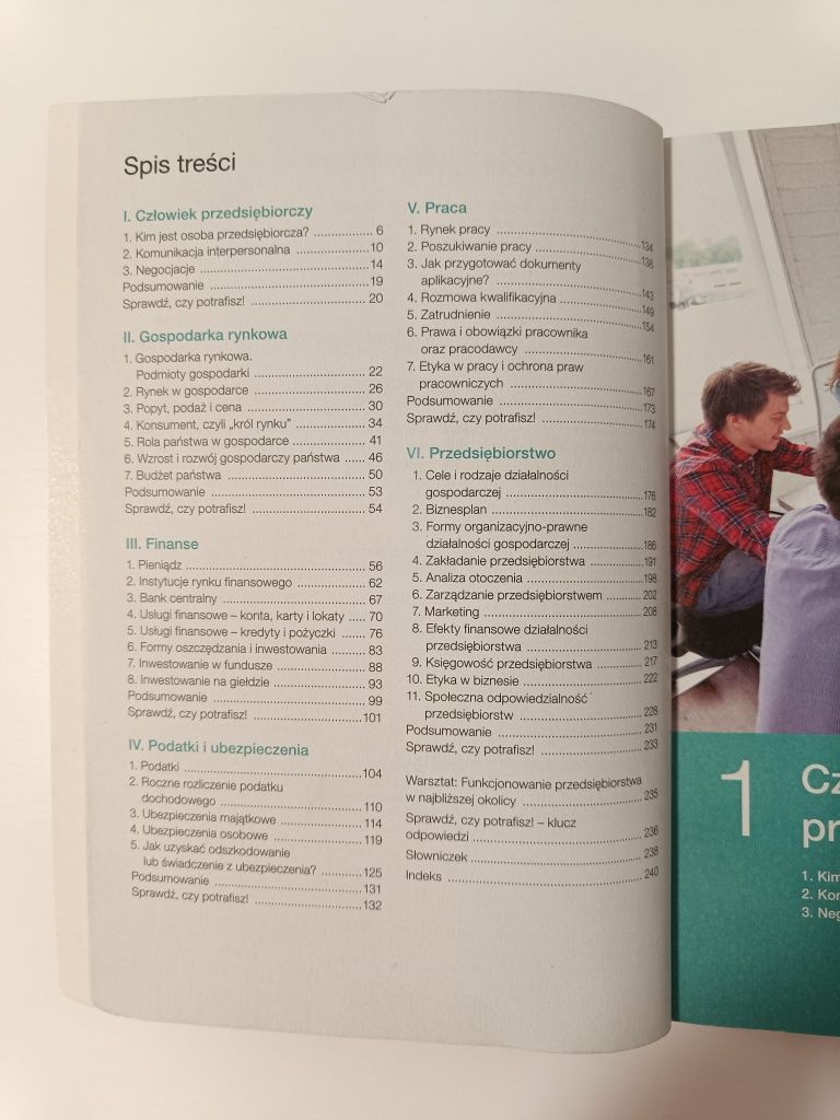 Krok w przedsiębiorczość, podręcznik, przedsiębiorczość