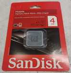 Karta pamięci 4GB Memory Stick Micro M2 producent SanDisk