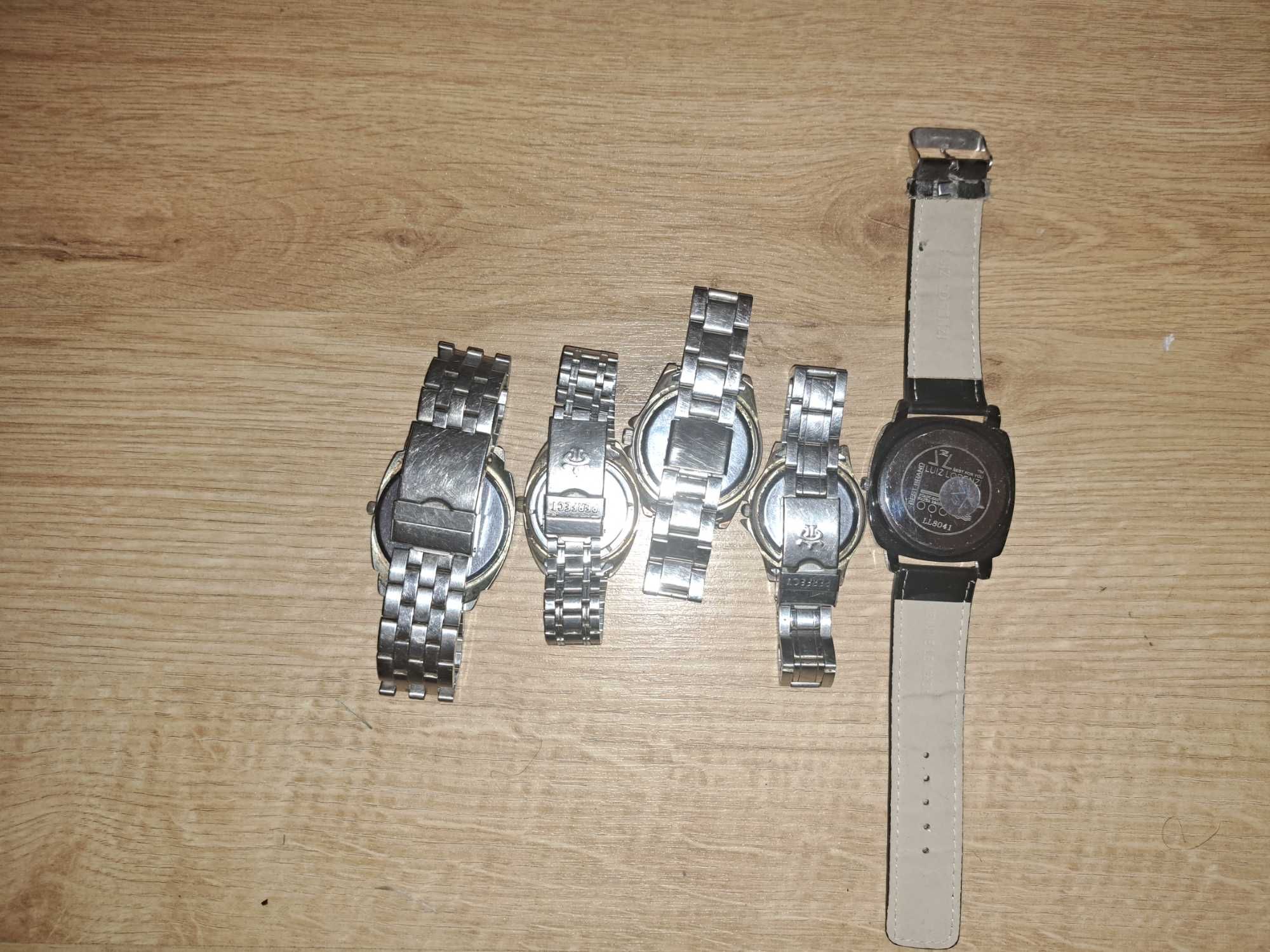 Zegarki na rękę 5 sztuk metalowe bransoletki