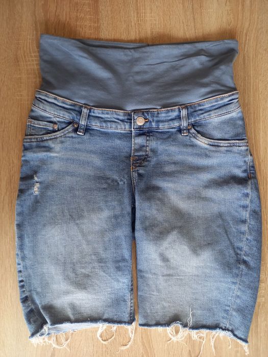 Jeansowe spodenki ciążowe rozm. M H&M