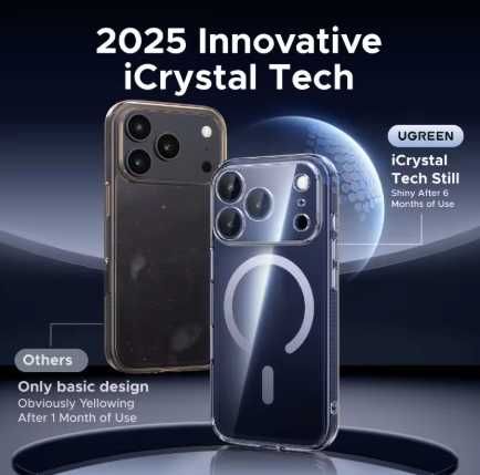 Capa Ugreen Transparente de Qualidade - iPhone 17 Pro