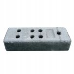 Stopa podstawka zbrojona beton pcv ogrodzenie tymczasowego panel