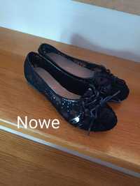 Czarne nowe buty damskie r. 37 Pasarora