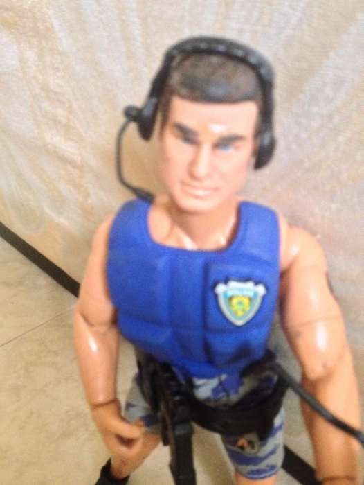 Action Man police, Hasbro international, inc de 1993, autêntico