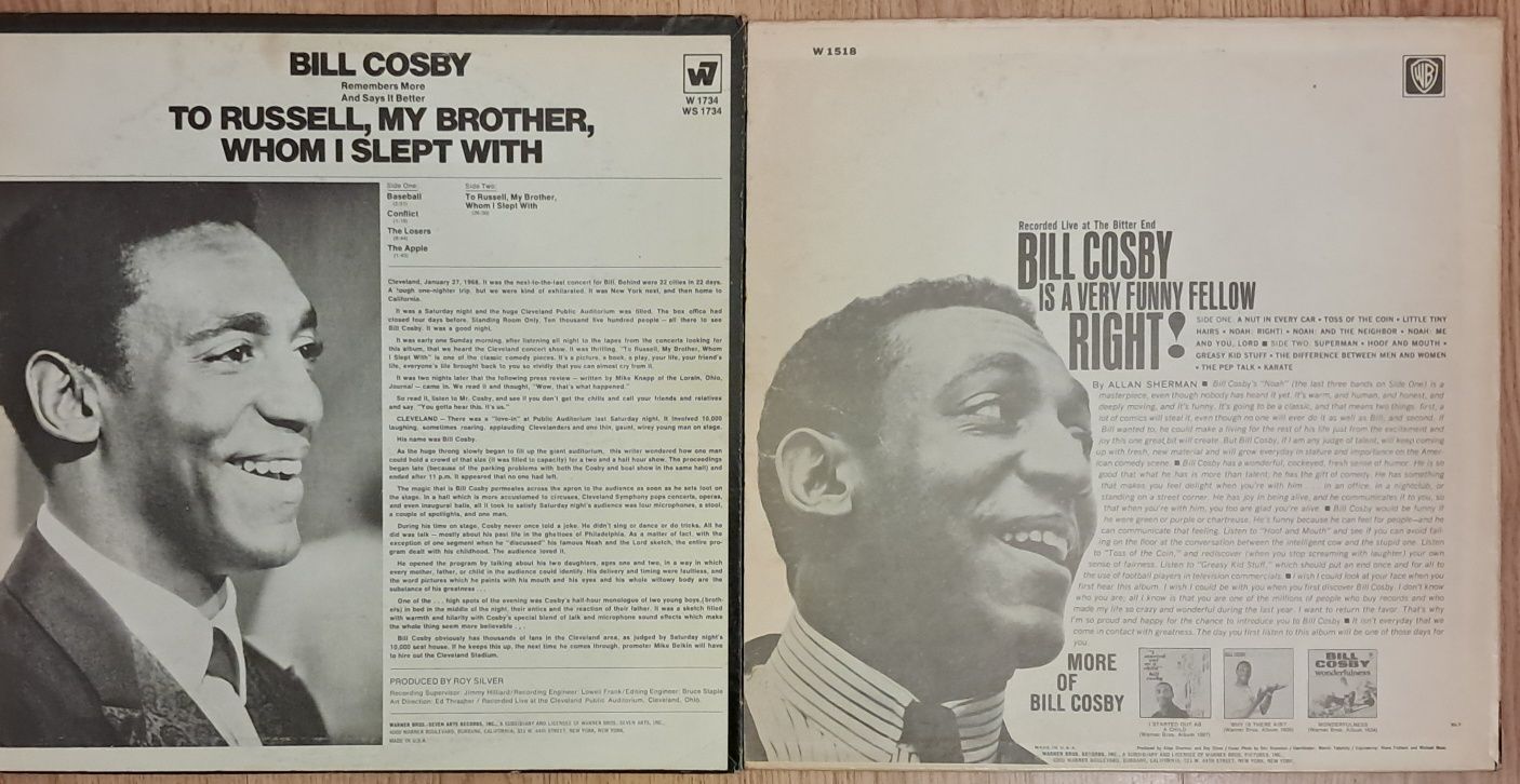 2 płyty winylowe Bill Cosby