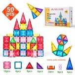 Klocki magnetyczne edukacyjne 50 el. MAGPLAYER MPL3-50