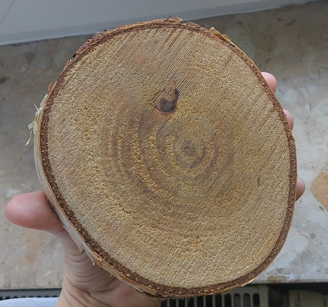 Miniobraz na drewnie