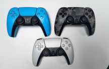 Pad konsoli PS5 PlayStation 5 kontroler Dualsense niebieski moro