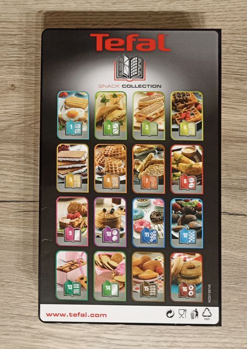 Nowa płyta grzejna mini ciasteczka do opiekacza Tefal Snack Collection