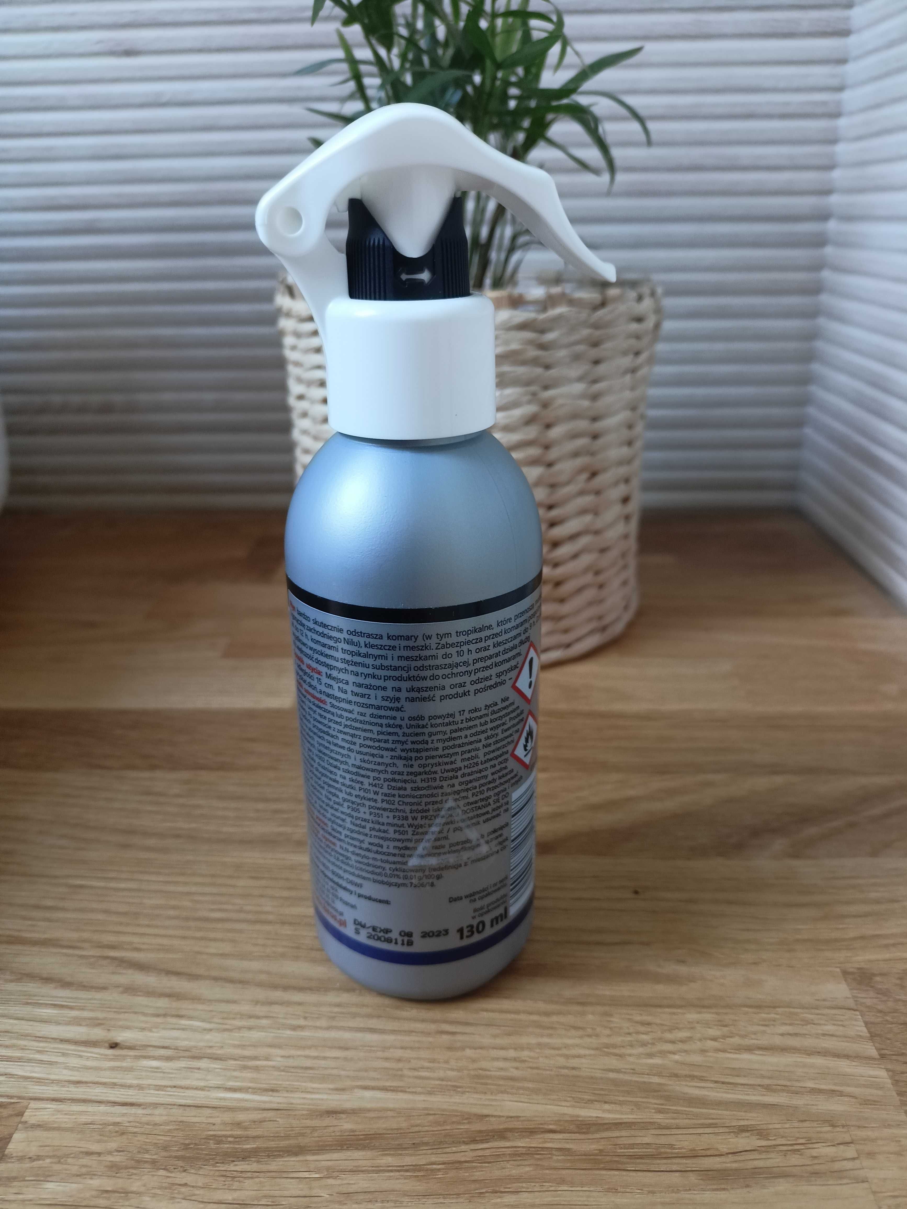 Spray bros na komary i kleszcze 50% deet 130 ml repelent jak Mugga