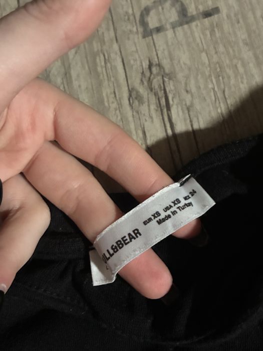 Боді xs-s, чорного та білого кольору