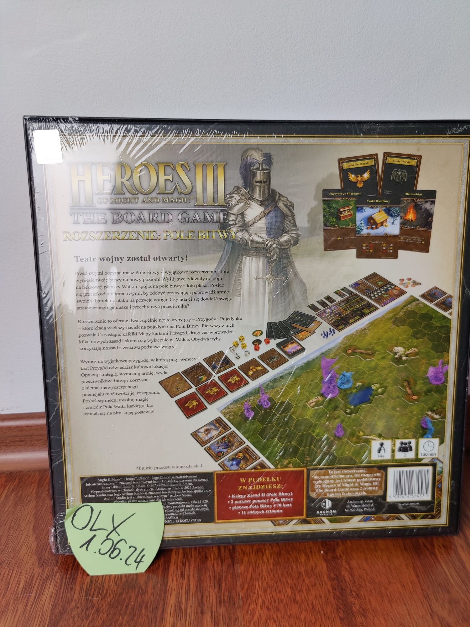 Heroes of Might & Magic III gra planszowa Battlefield Expansion | NOWE