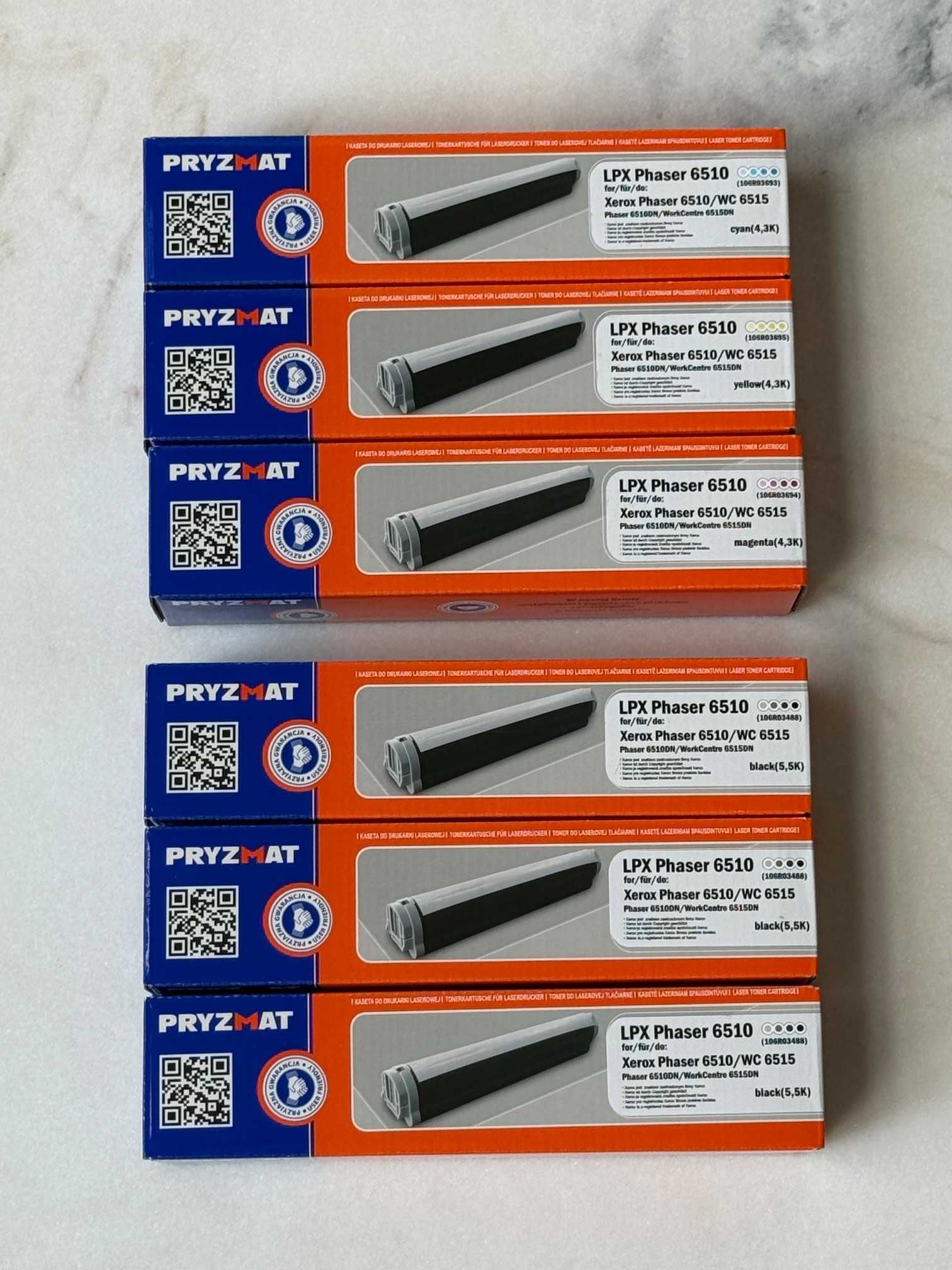 Toner Xerox - pakiet 6 sztuk