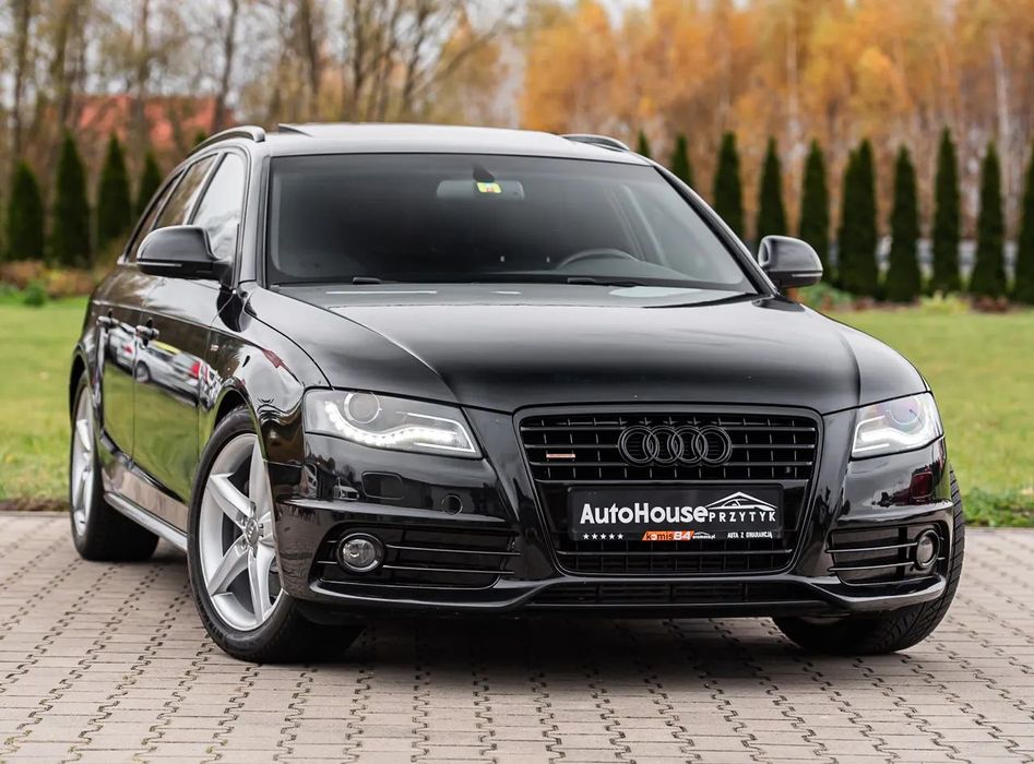 Audi A4 Avant 2.0 211KM 4x4 S-Line/Xenon/Ledy/Navi/Skóra/Serwis/Polecam.