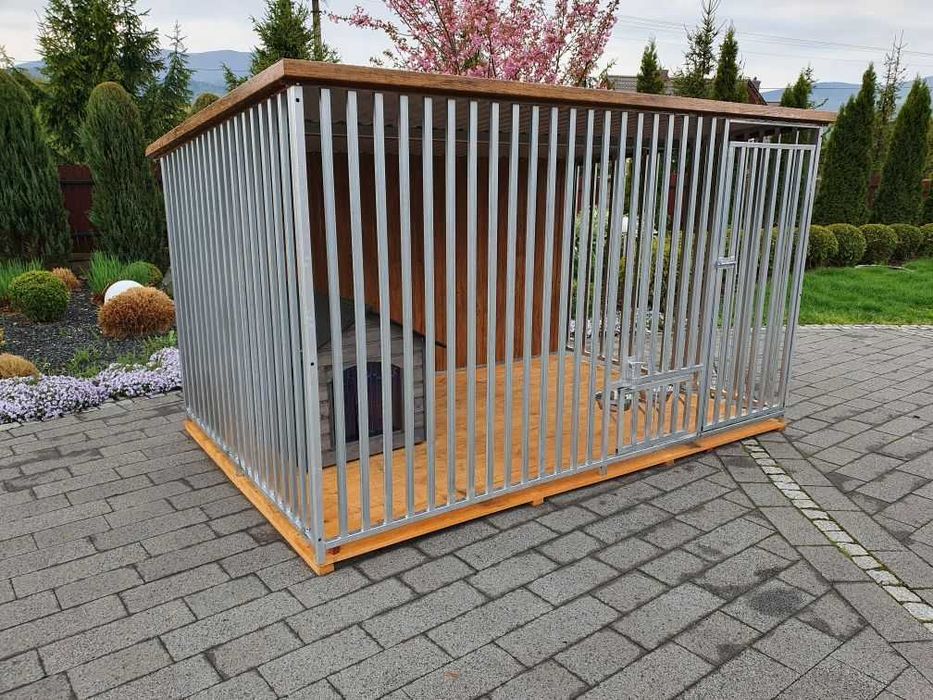 Kojec/boks dla psa.Ocynkowany, Cały spawany. Mocny