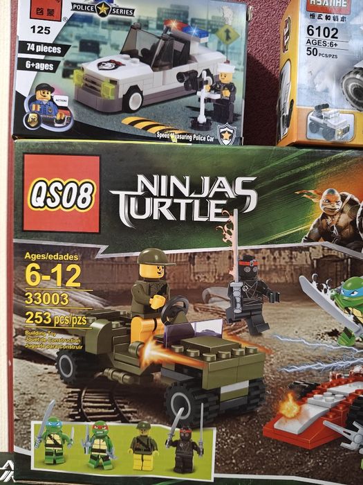 Лего ніндзяго ніндзя танк поліція