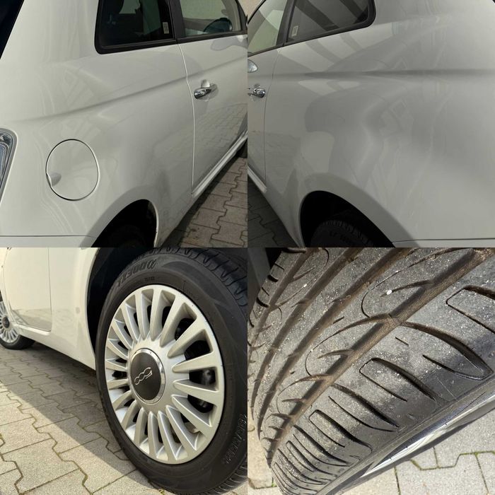 FIAT 500 1,4 16V 100KM Klima Skóry Brązowe Alu + koła zimowe Oryginał