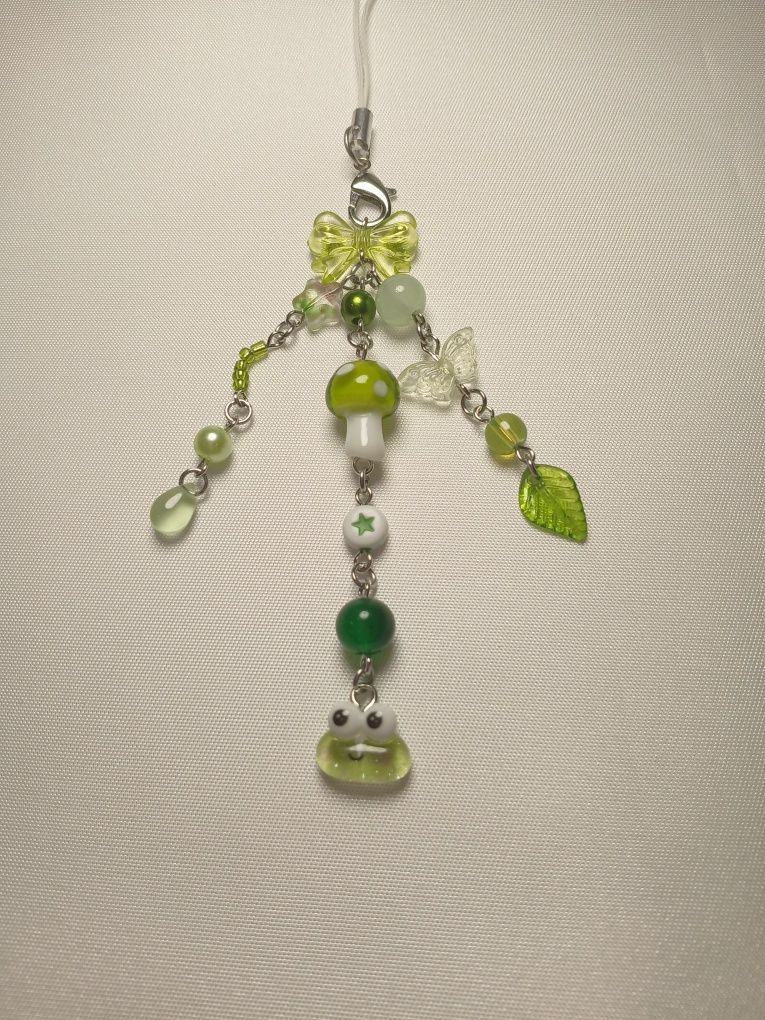 Zawieszka do telefonu brelok Sanrio Keroppi aesthetic handmade jewelry