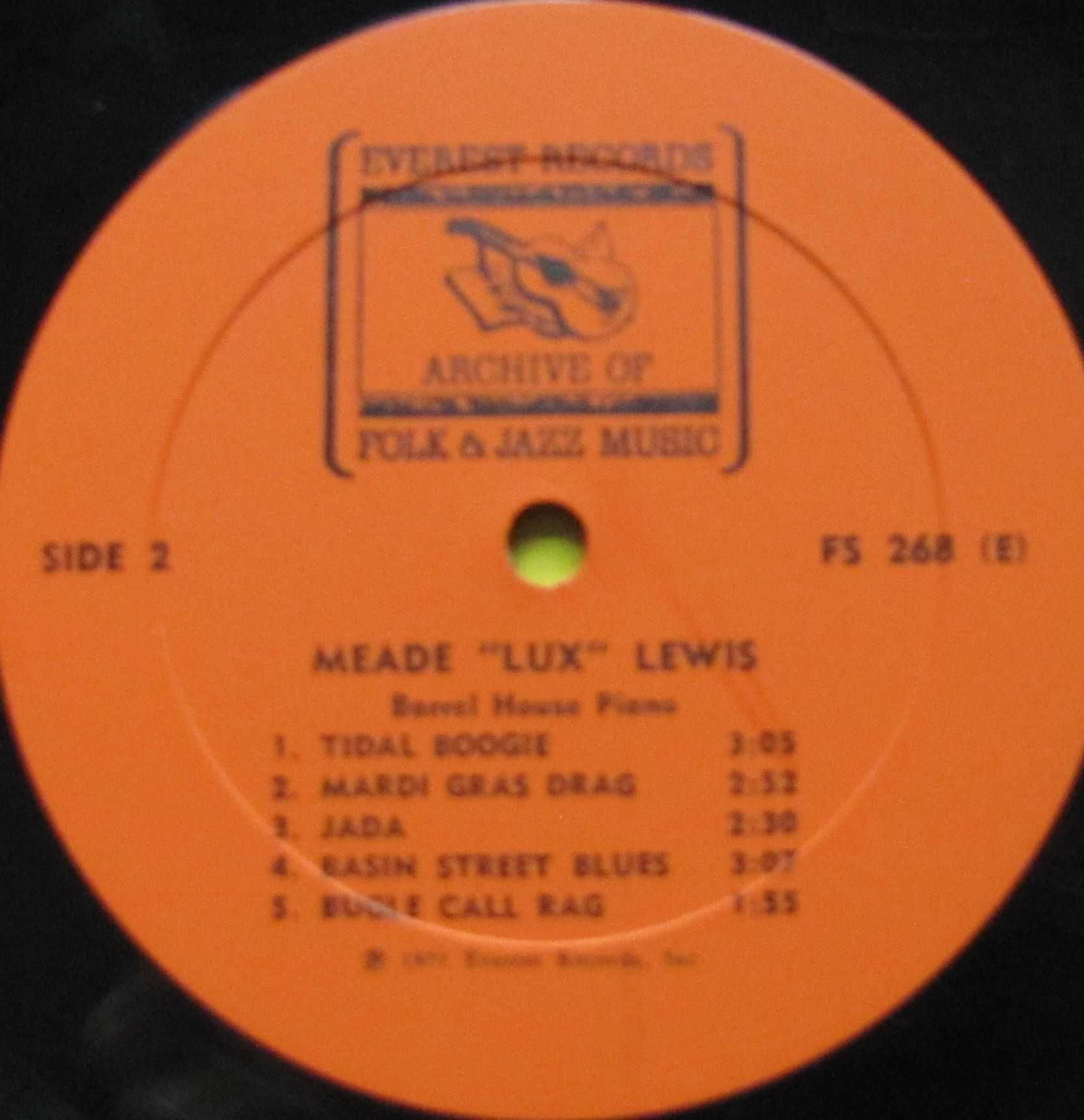 Meade Lux Lewis ~ płyta winyl ~ FS 268 ~ stan bdb
