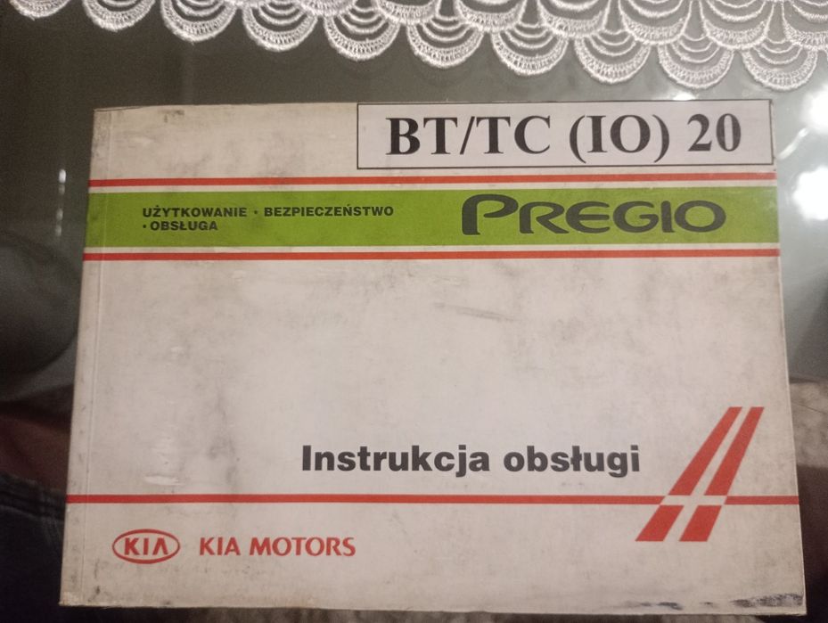 Instrukcja obsługi Kia Pregio