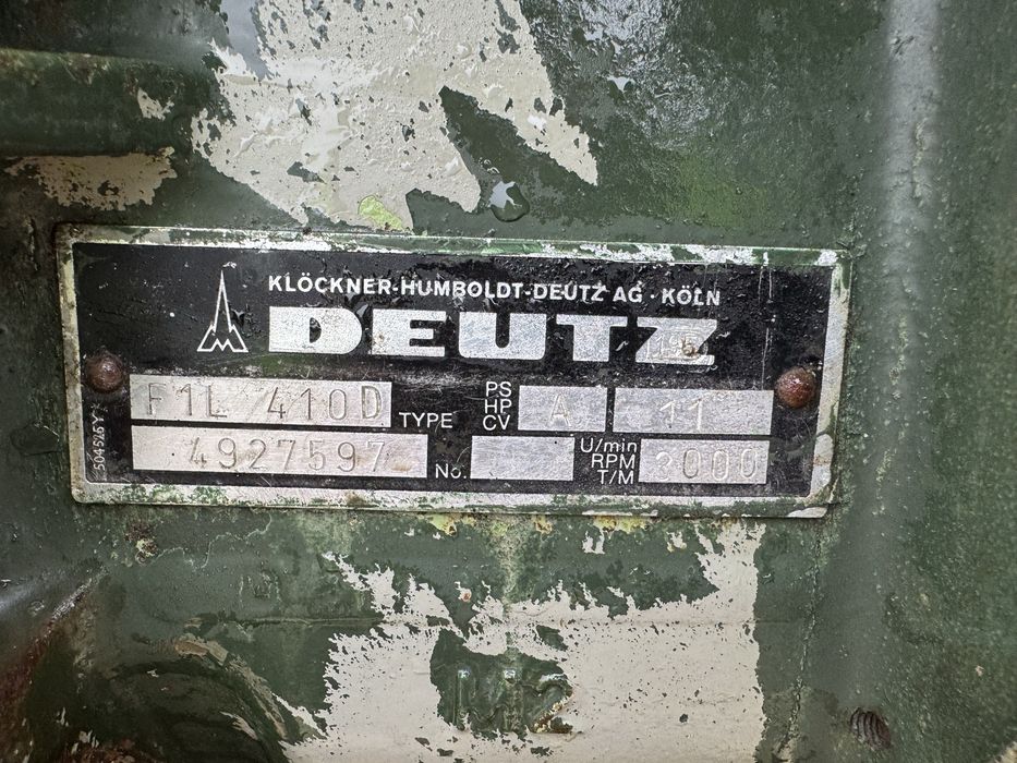 Sprzedam silnik spalinowy DEUTZ 1 cylindrowy