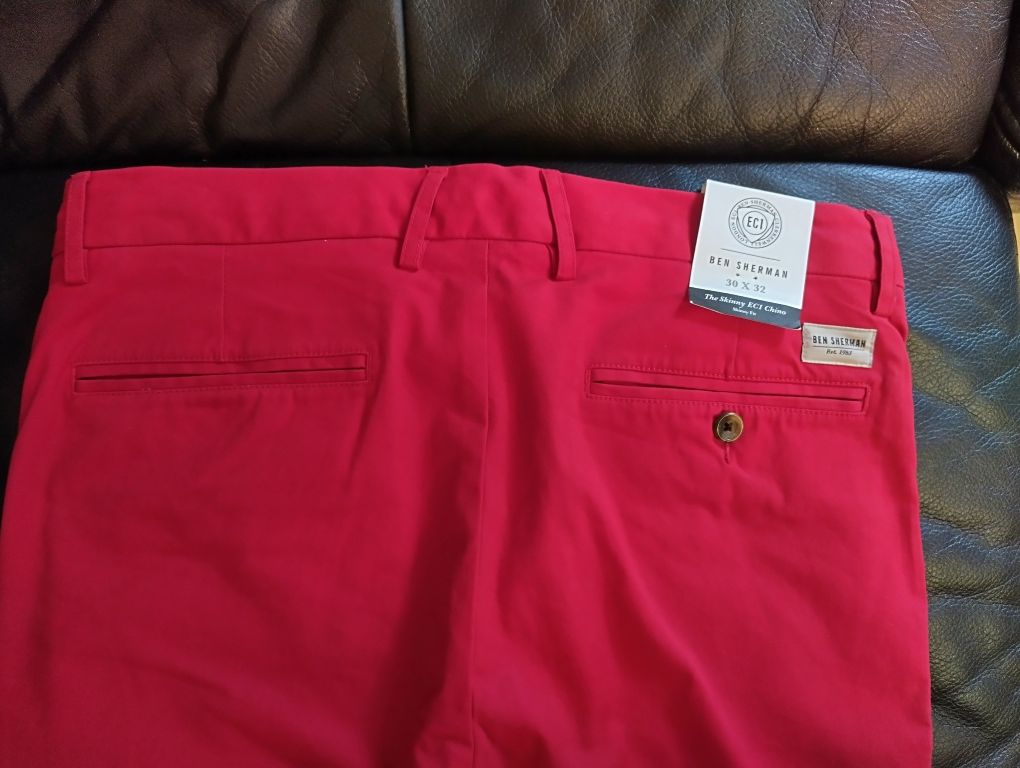 // Ben Sherman Spodnie Chinosy Skinny Chino EC1 30x32 //