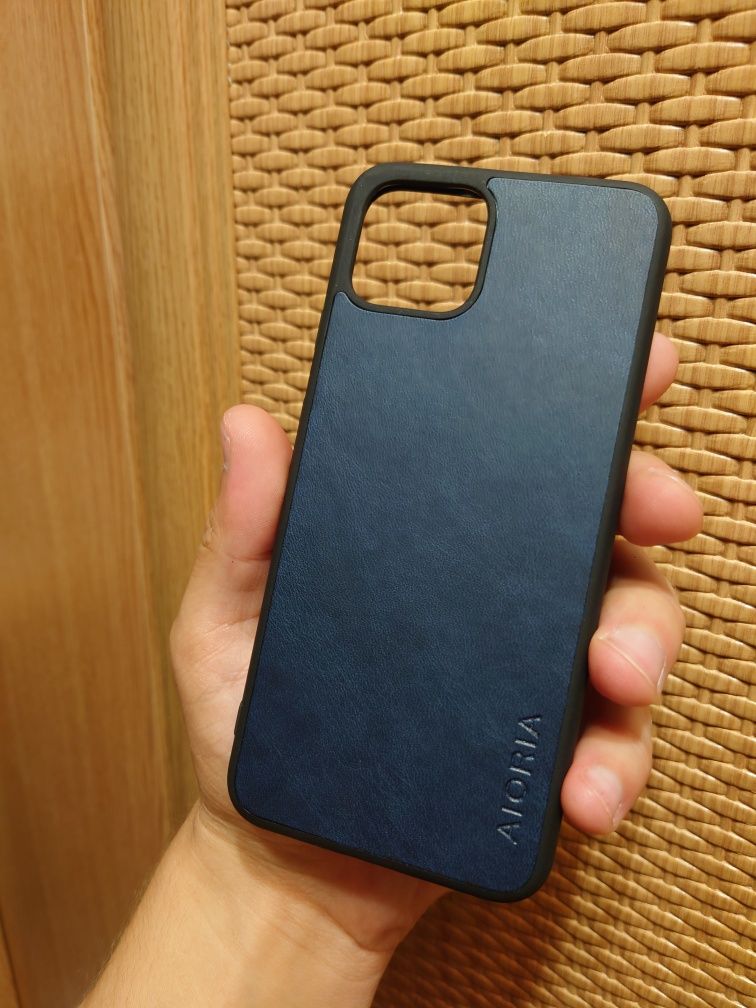 Чехол кожаный Google Pixel 4 LEATHER AIORIA